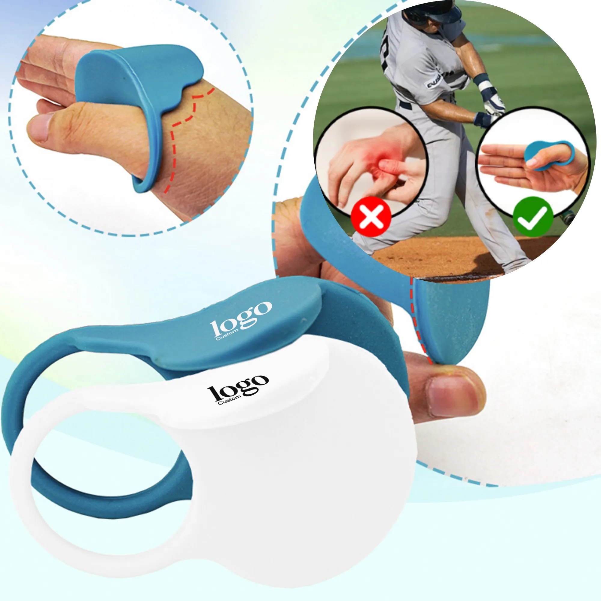 Silicone Thumb Support, Injury Prevention, Sports Training