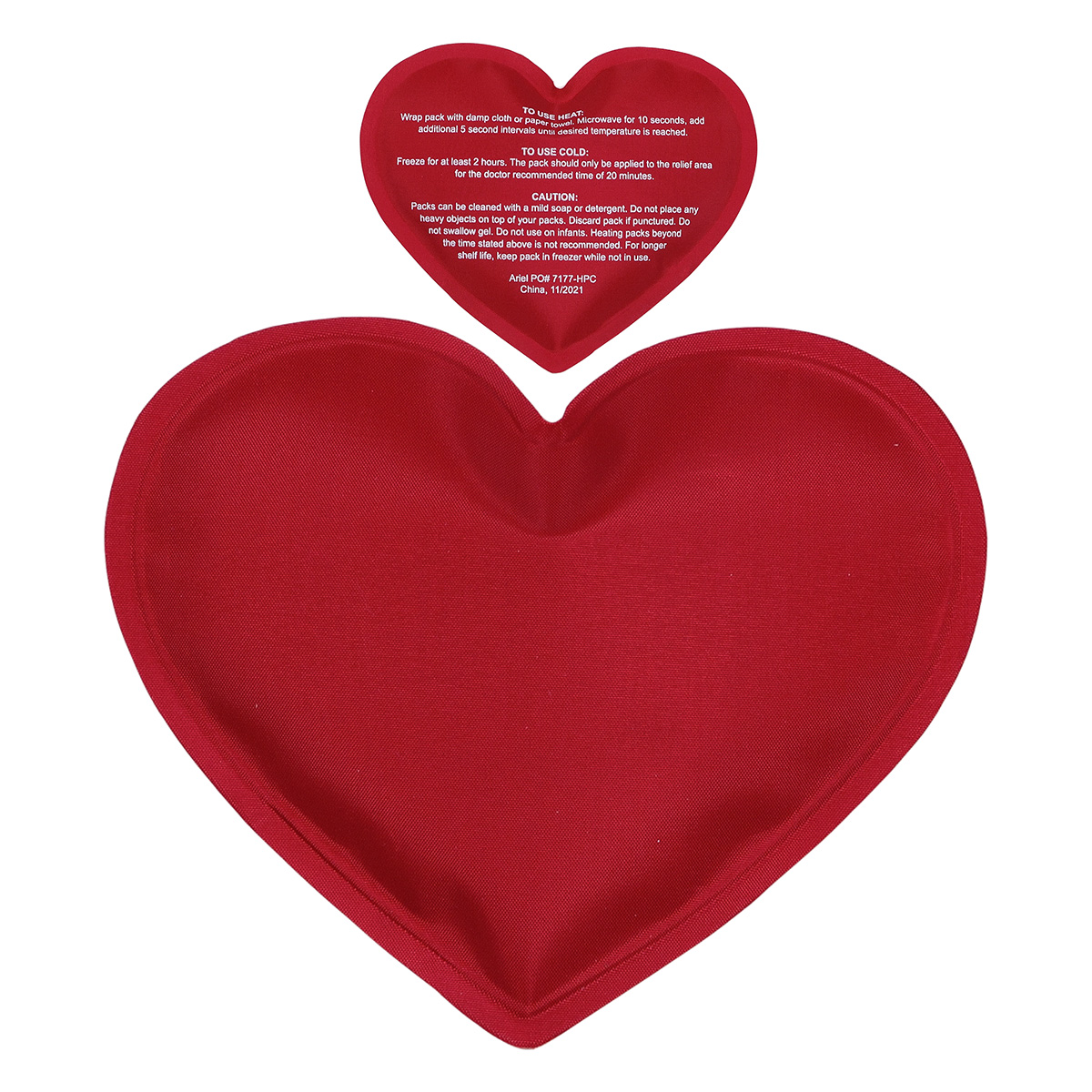 Heart Nylon-Covered Hot/Cold Pack 5