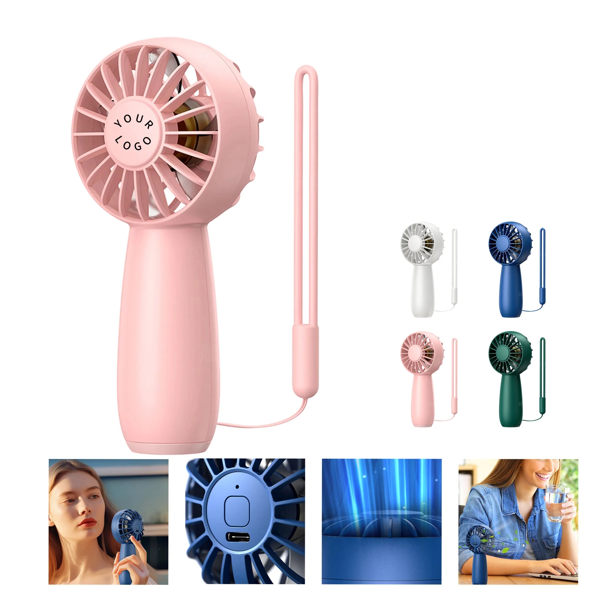Mini Handheld Fan with Type-C Charging 8