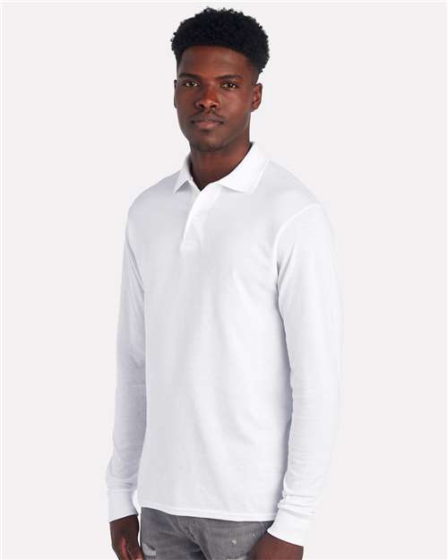 Men's Dri-Power® Long Sleeve Polo - 437LR 7