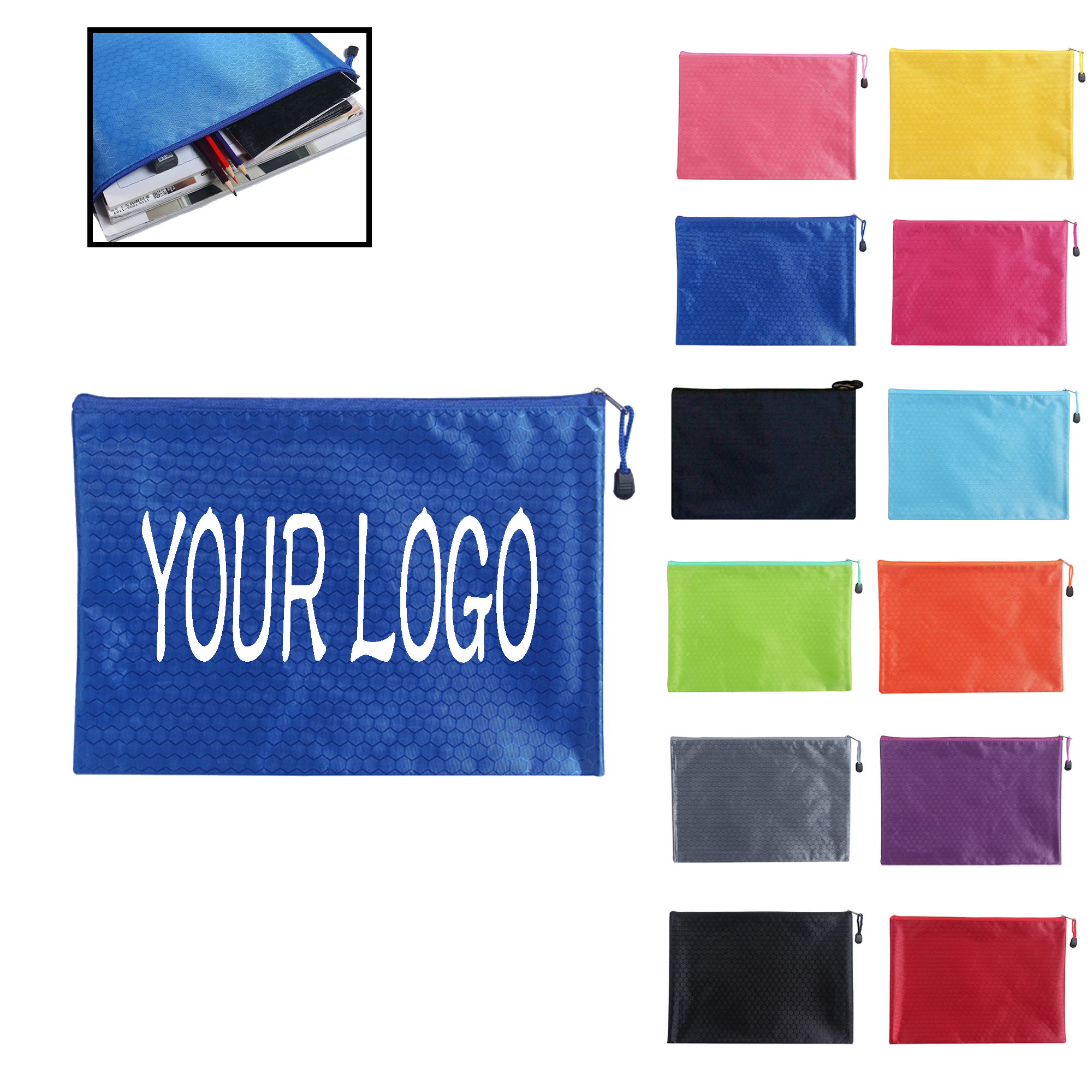 MOQ 30 PCS Waterproof Document Pouch 3