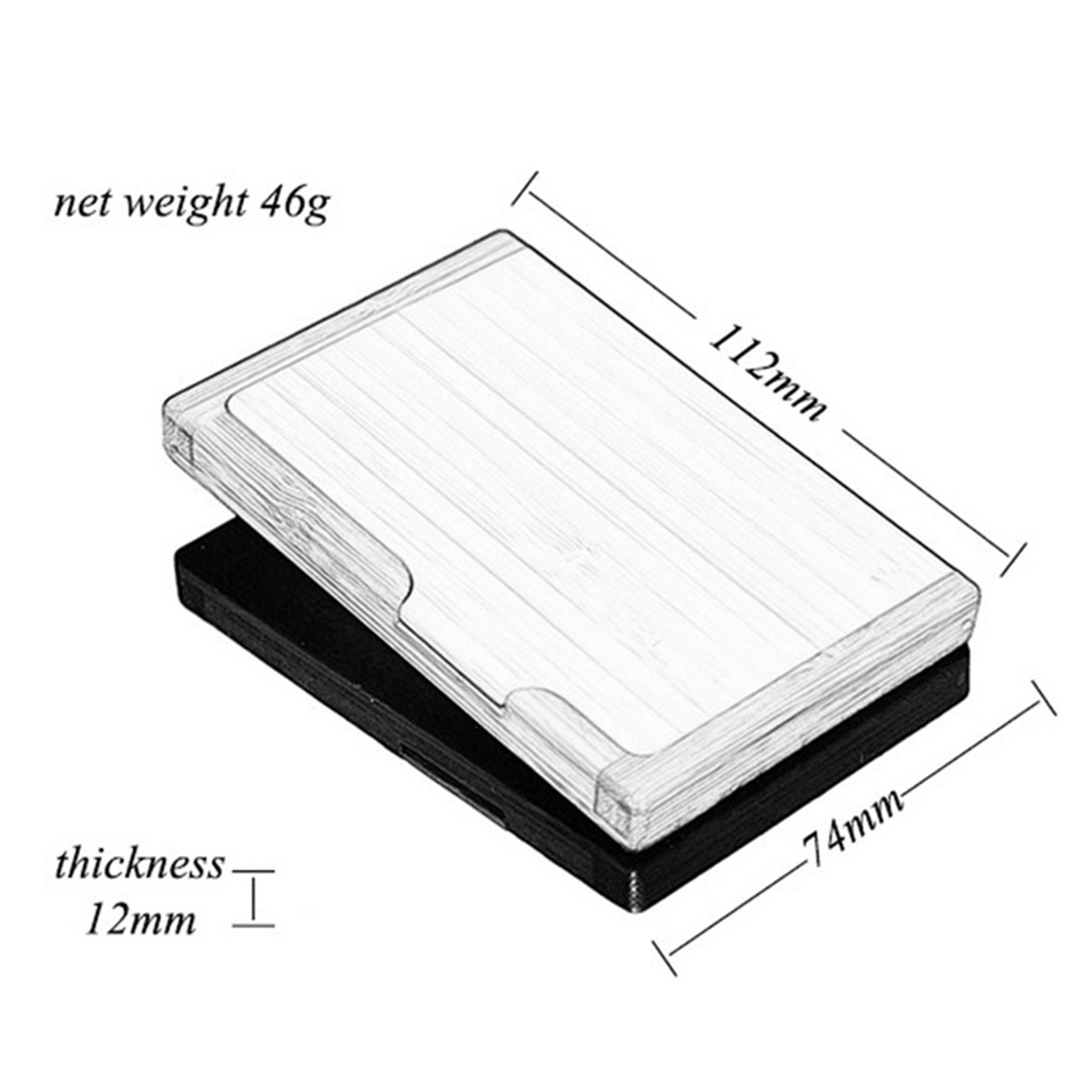 Custom Wooden Luxury Business Card Holder 4