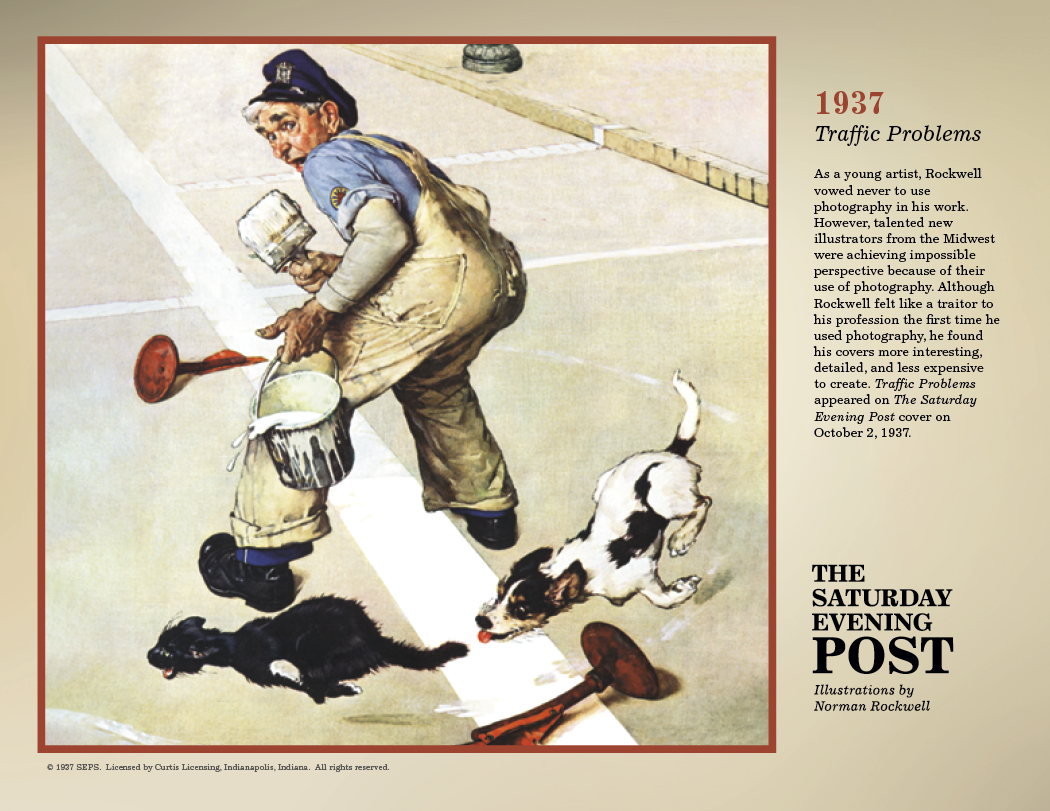 Triumph® Calendars The Saturday Evening Post Illustrations by Norman Rockwell Calendar 19
