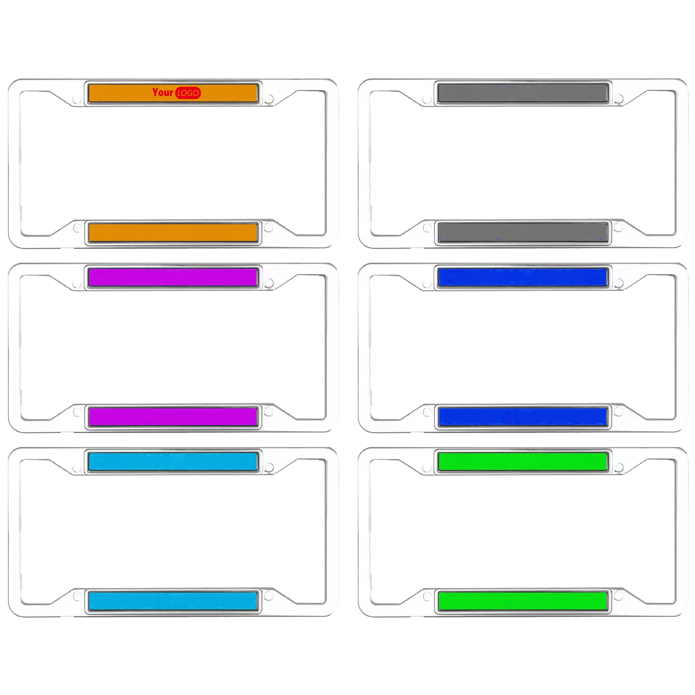 Aluminum Custom Acrylic Plate Frame 2
