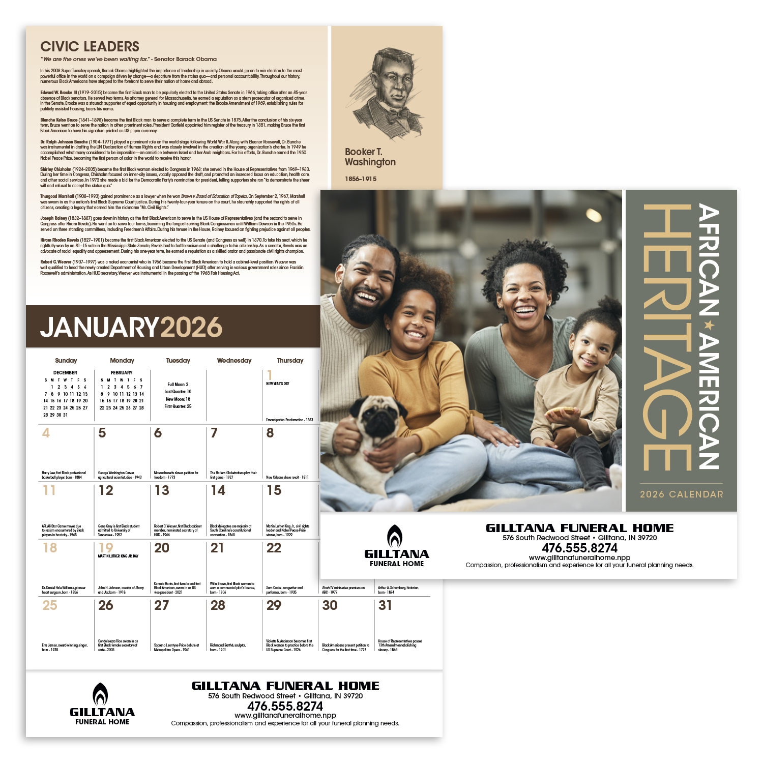 Triumph® Calendars African-American Heritage: Family Calendar 24