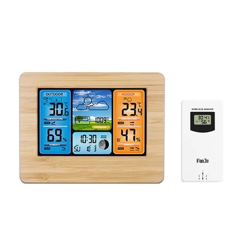 Digital Weather Thermometer With Alarm Clock 2