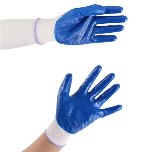 High-Quality Nitrile Grip Safety Gloves - Durable Protection 1