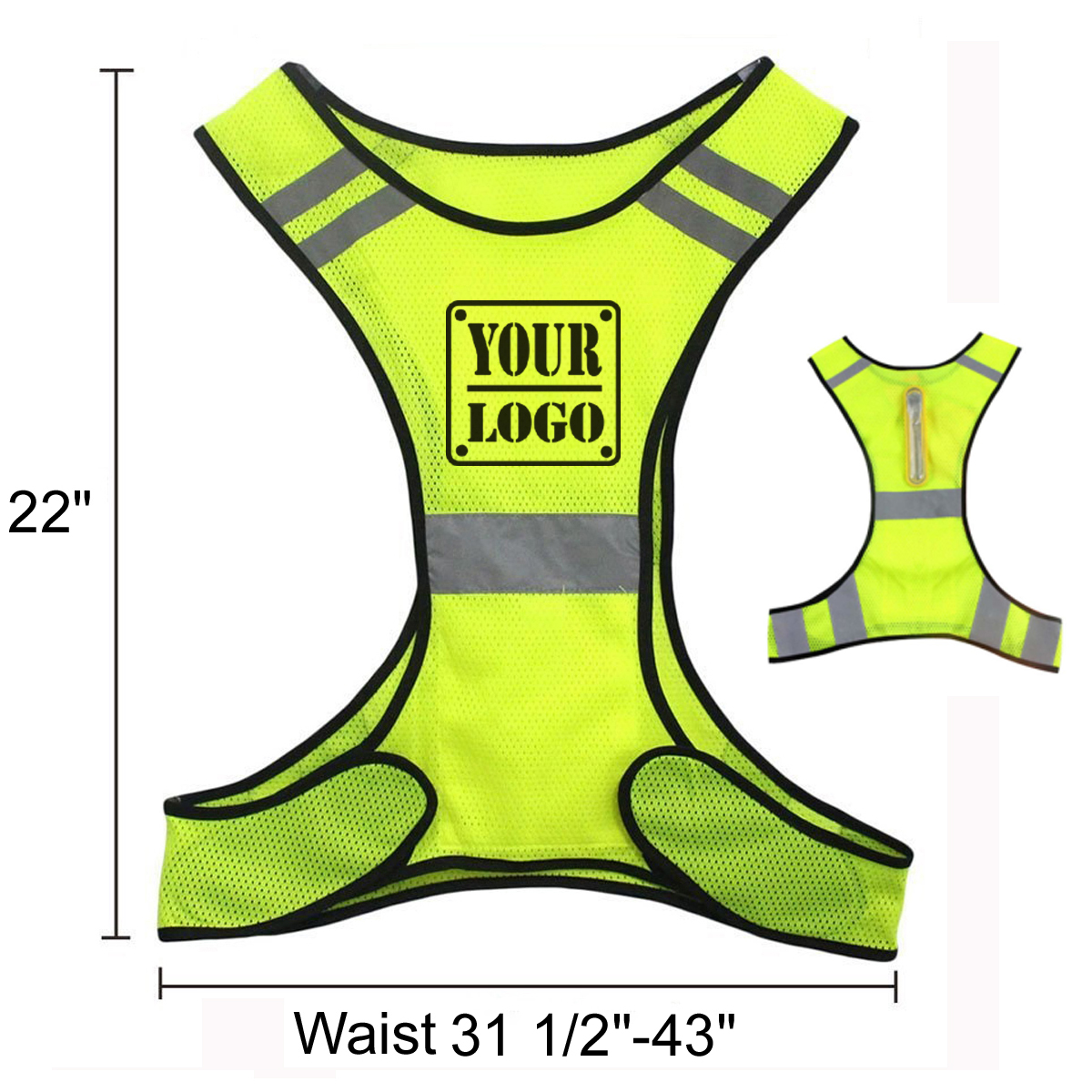 LED Reflective Safety Vest 1
