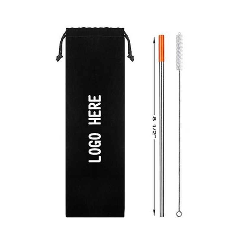 Stainless Steel Straw with Cleaning Brush 2