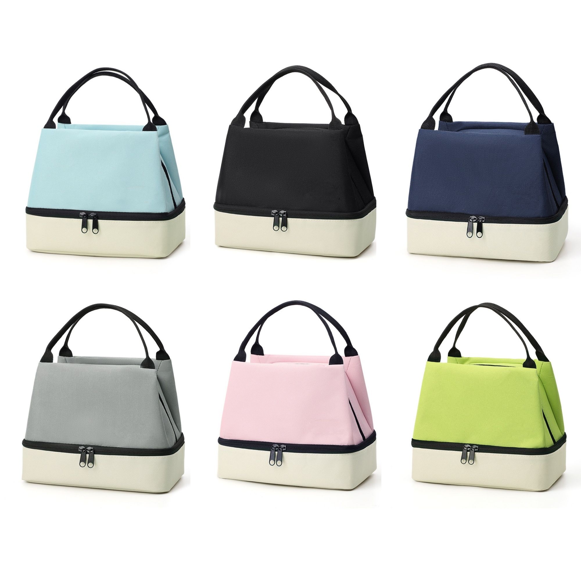 6L Contrast Color Double Layer Cooling Bag 4