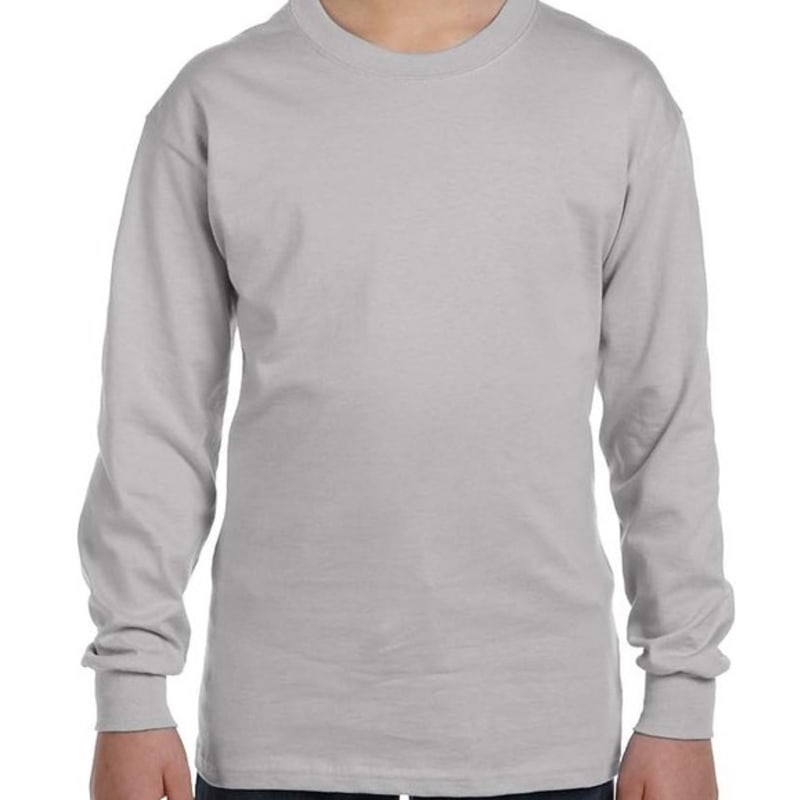 Hanes Youth Authentic-T Long-Sleeve T-Shirt 5
