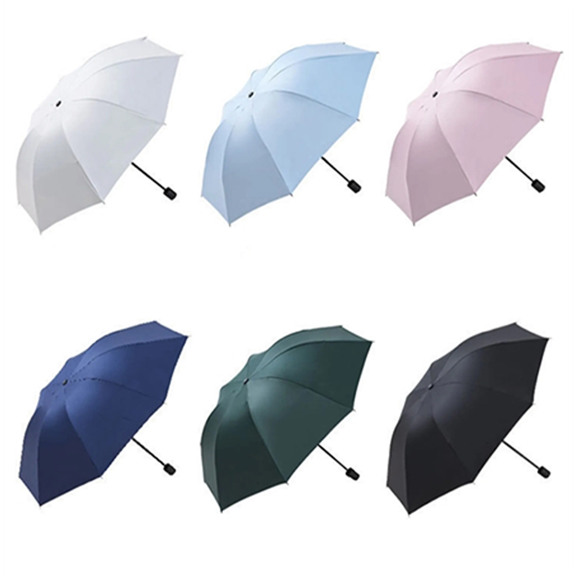 Stylish Compact Wind Resistant Rain Umbrella 7