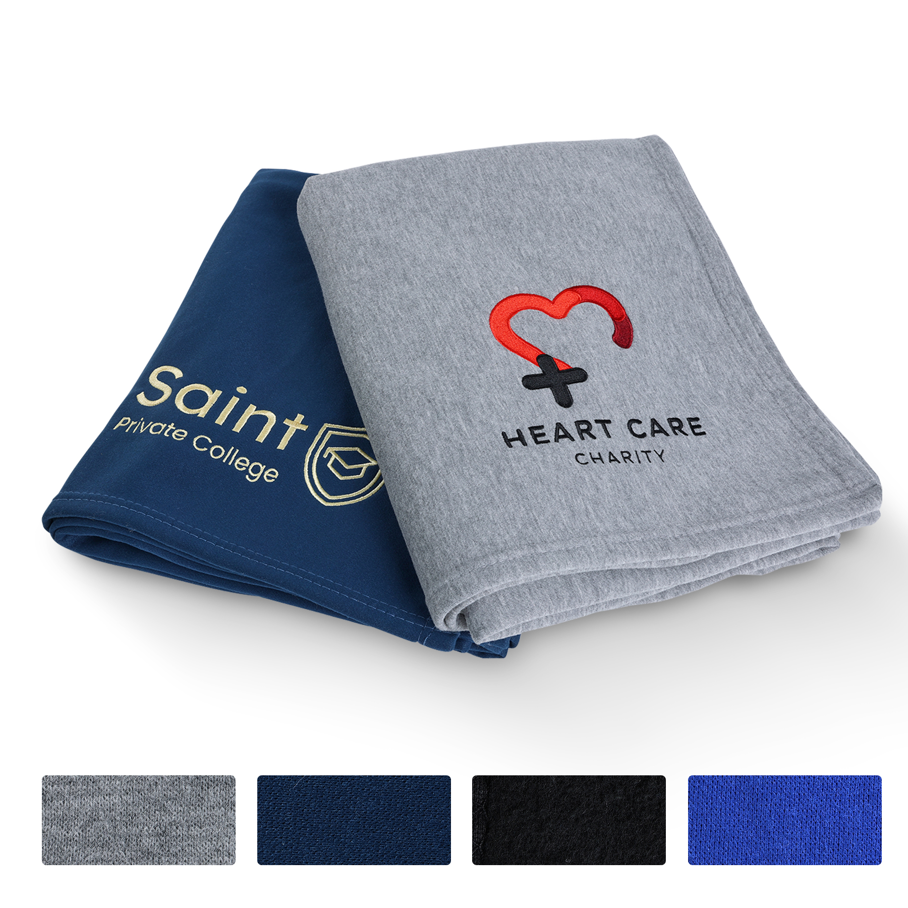 290GSM Sweatshirt Throw Blanket 50" X 60" 5