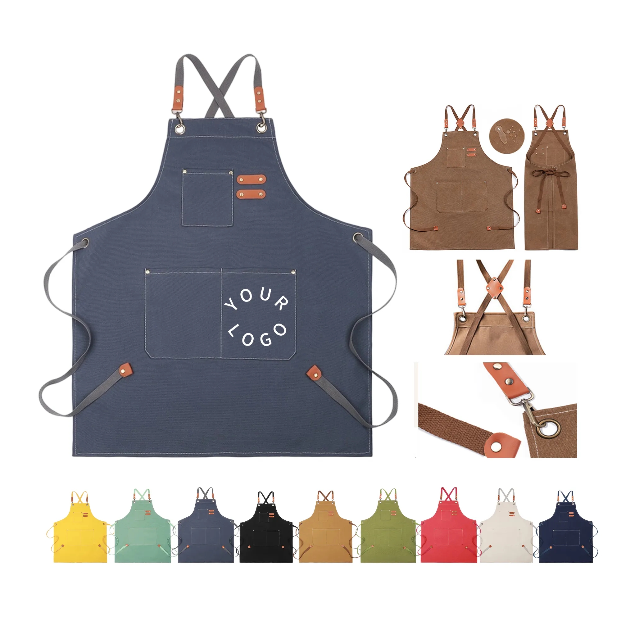 Canvas Kitchen Apron 6