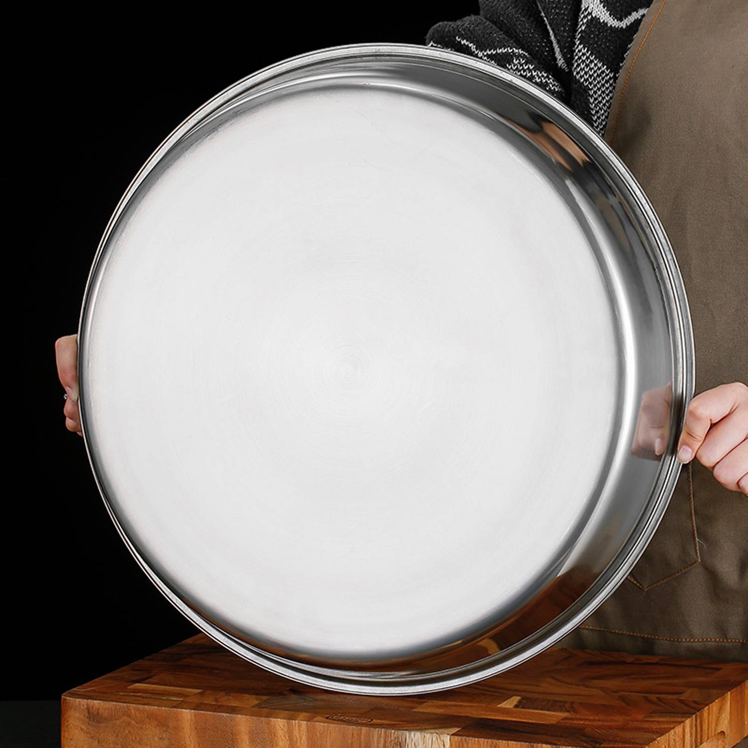 Stainless Steel Round Plate 6