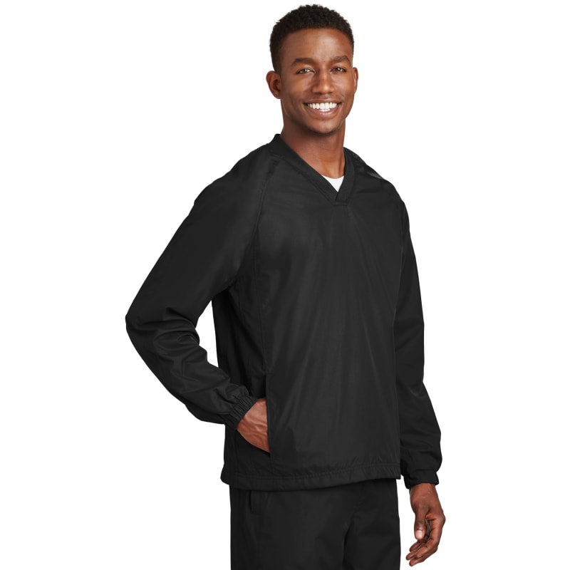 Sport-Tek Sport-Tek V-Neck Raglan Wind Shirt 5