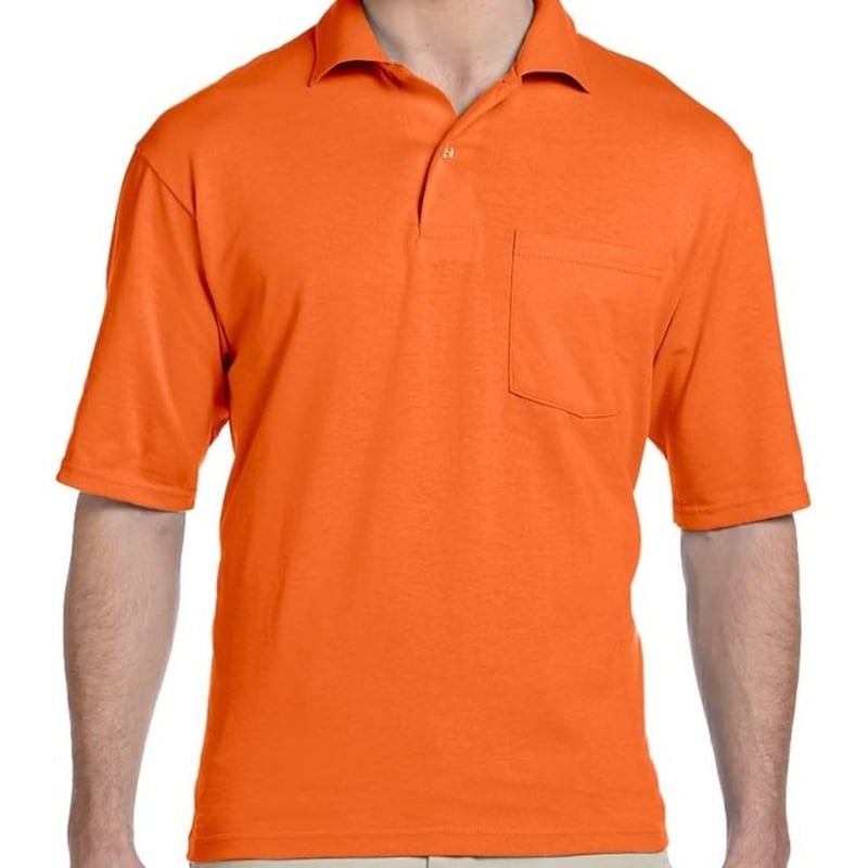 Jerzees 5.6 Oz., 50/50 Jersey Pocket Polo With SpotShield™ 12