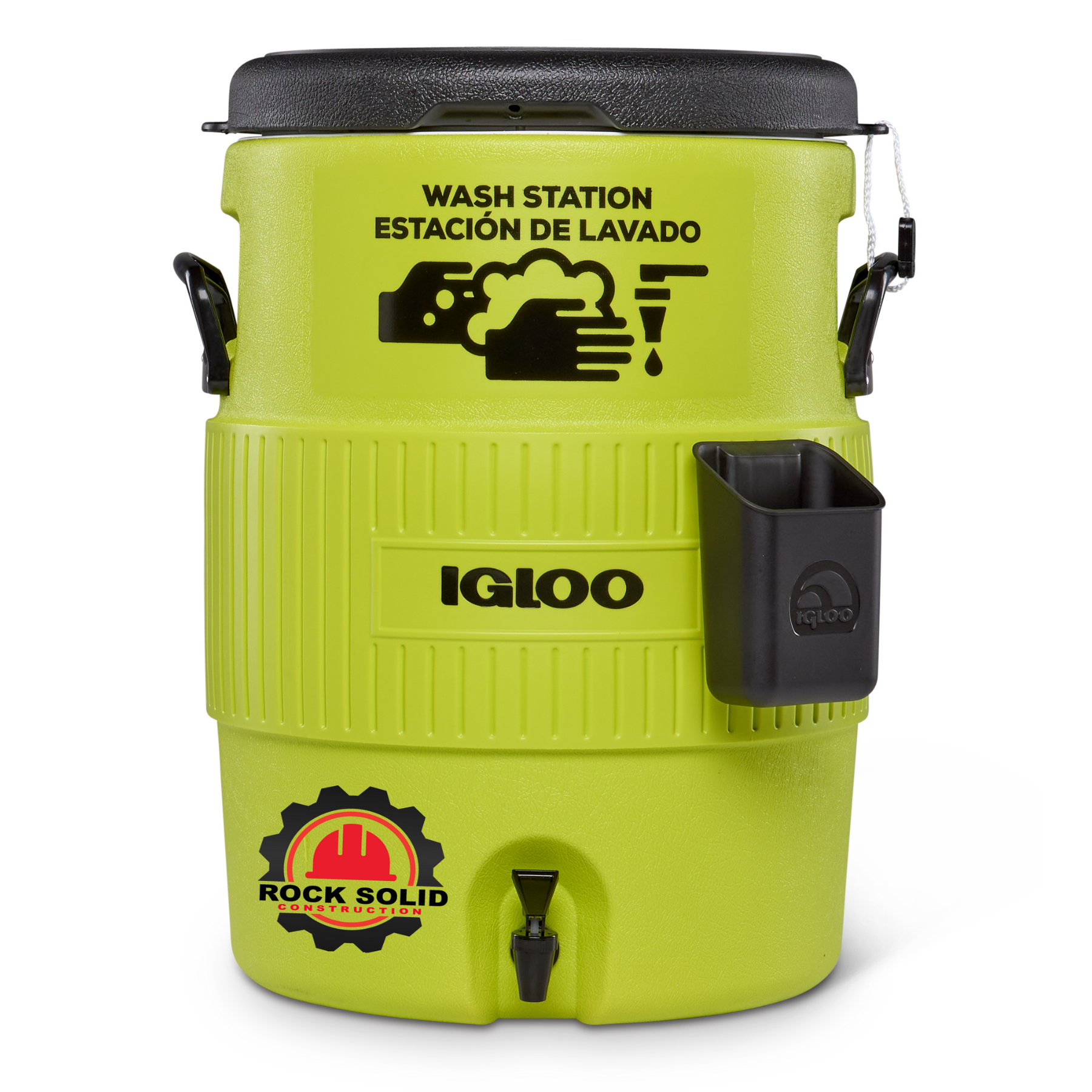 IGLOO 10 Gallon Wash Station BLANK* (Acid Green)