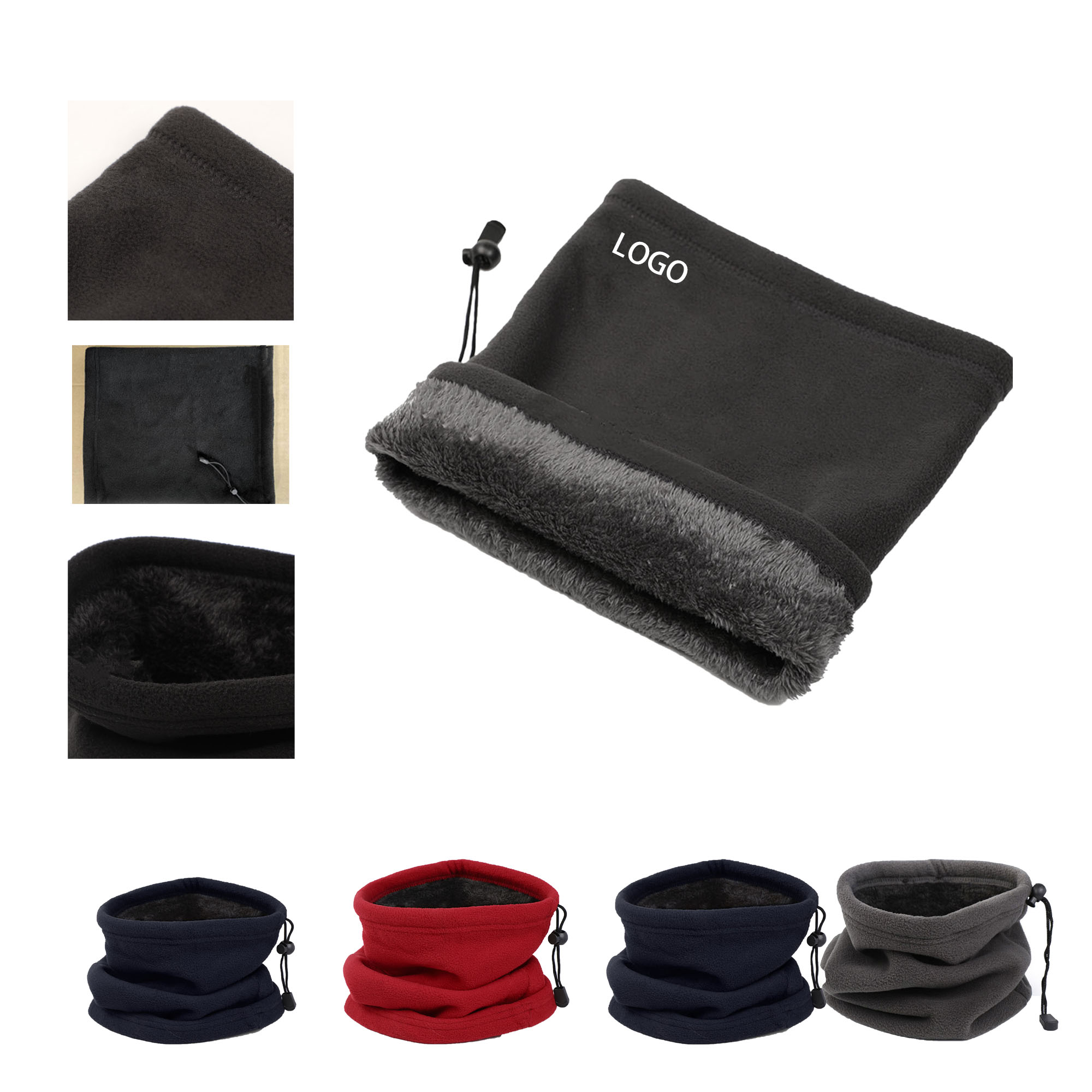 Soft Fleece Neck Scarf 2
