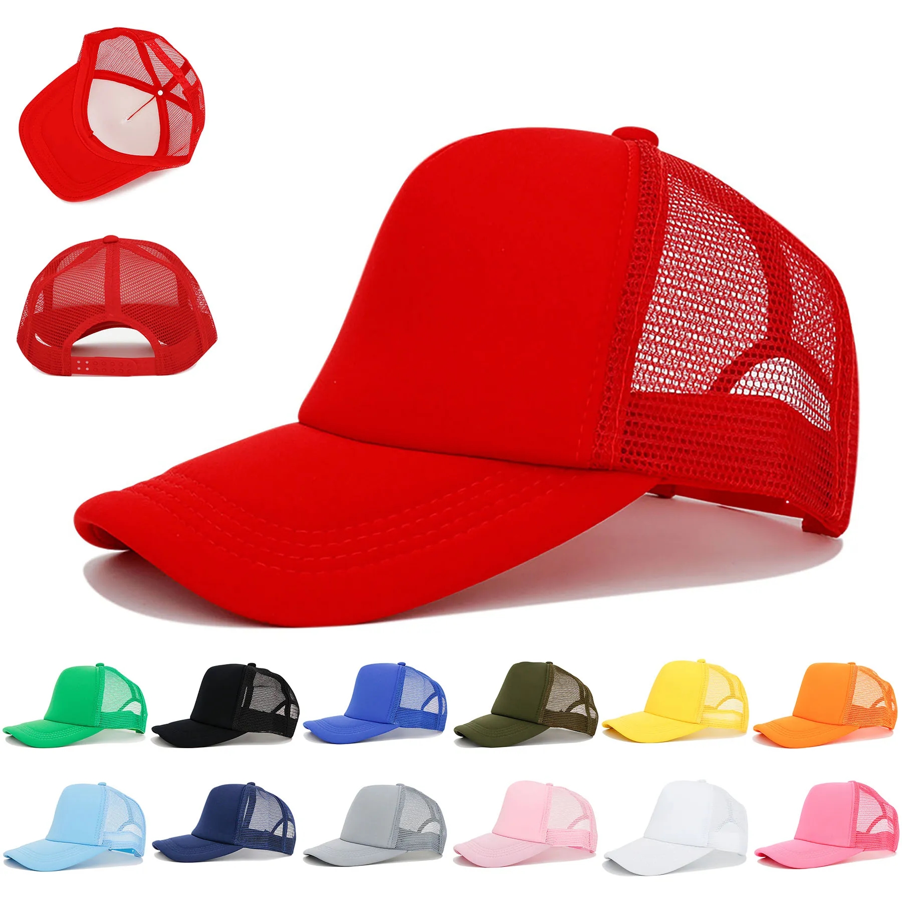 Canvas Mesh-Back Hat 1