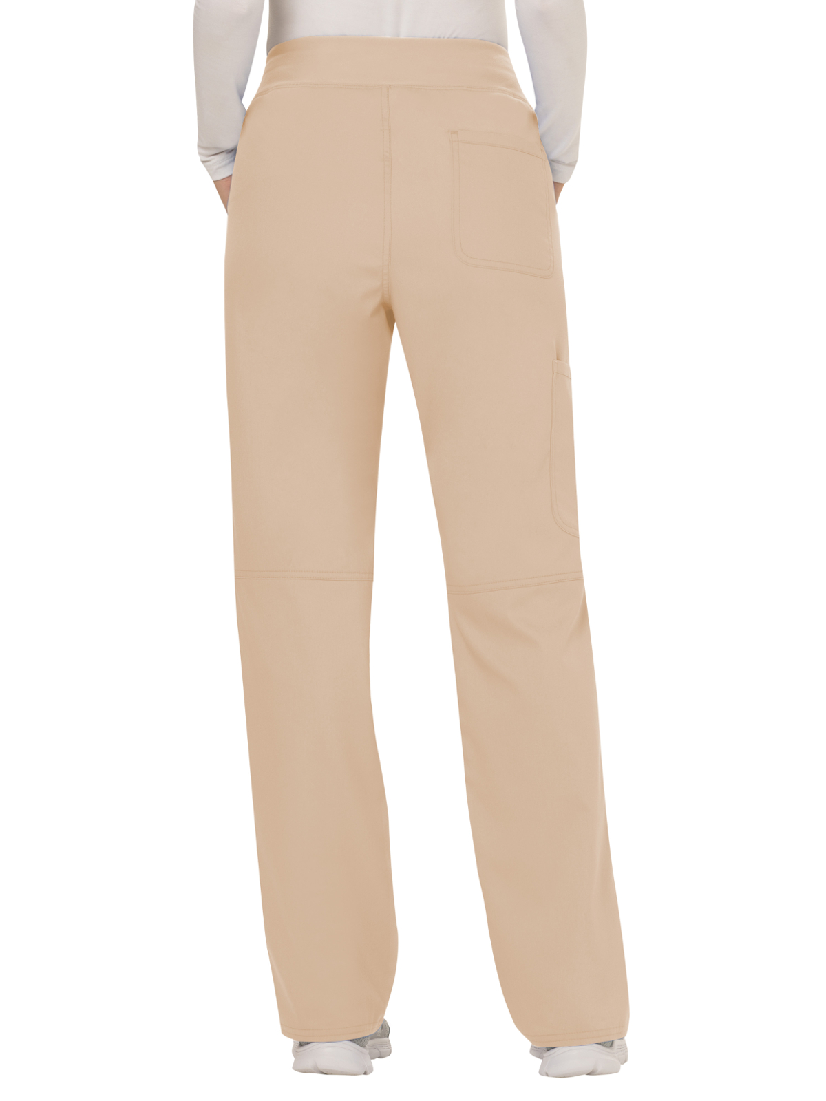 Cherokee - Workwear Revolution - Women's 4-Pocket Mid Rise Straight Leg Pull-on Pant 15