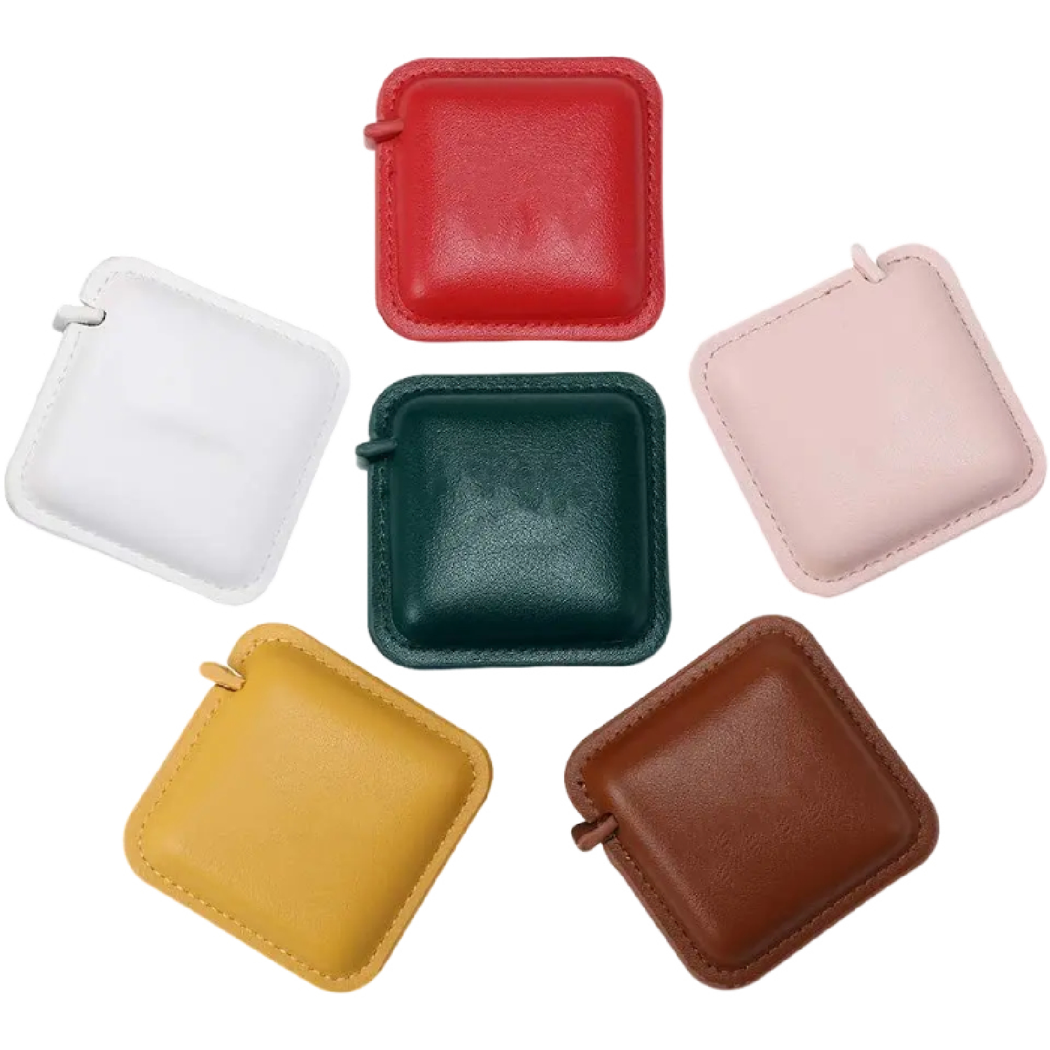 Square PU Leather Tape Measure, 60 inches 4