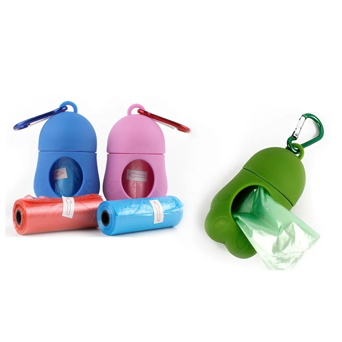 Portable Pet Waste Bag Dispenser with Carabiner 7