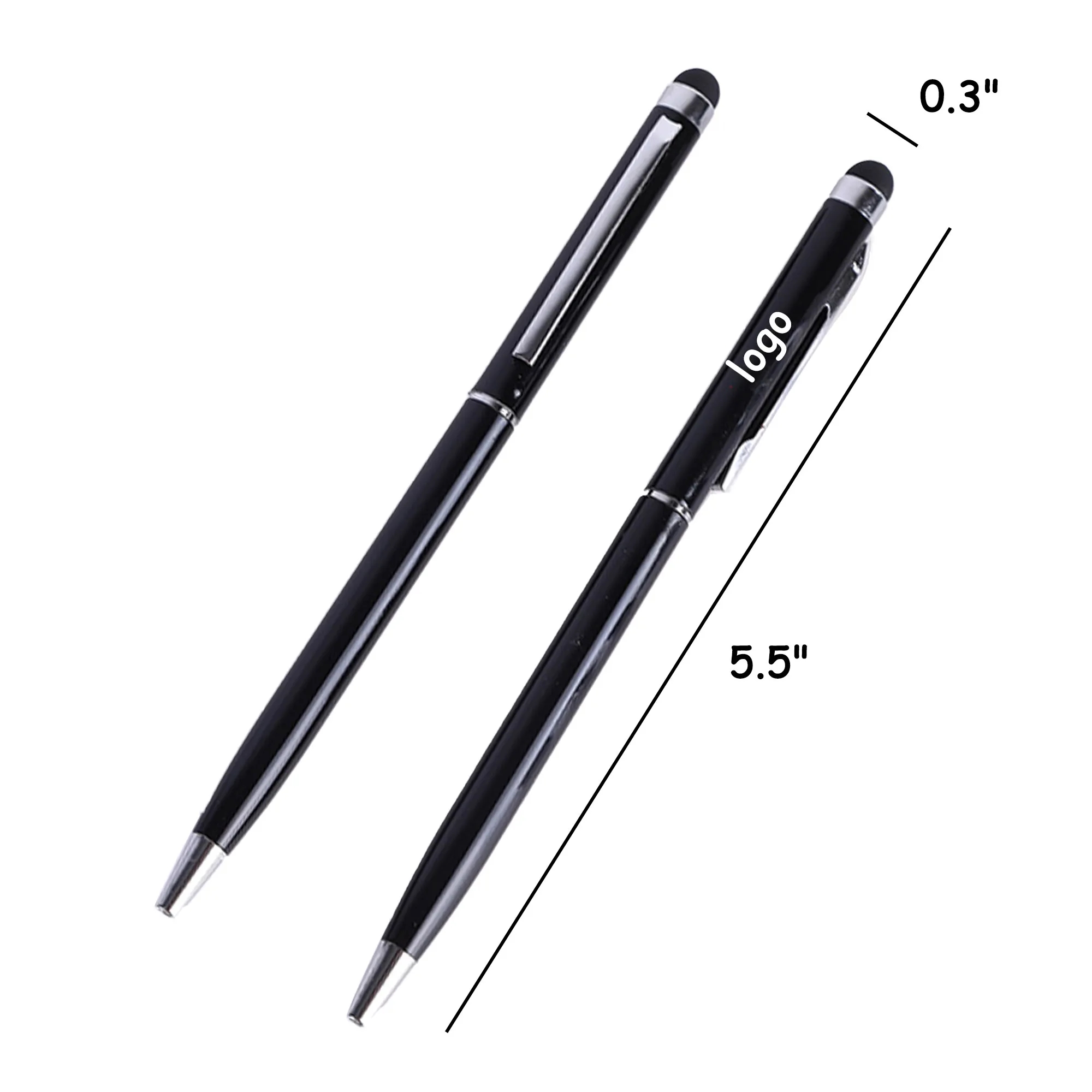 MOQ 10 Dual-Function Hybrid Touch Ballpoint Pen 2