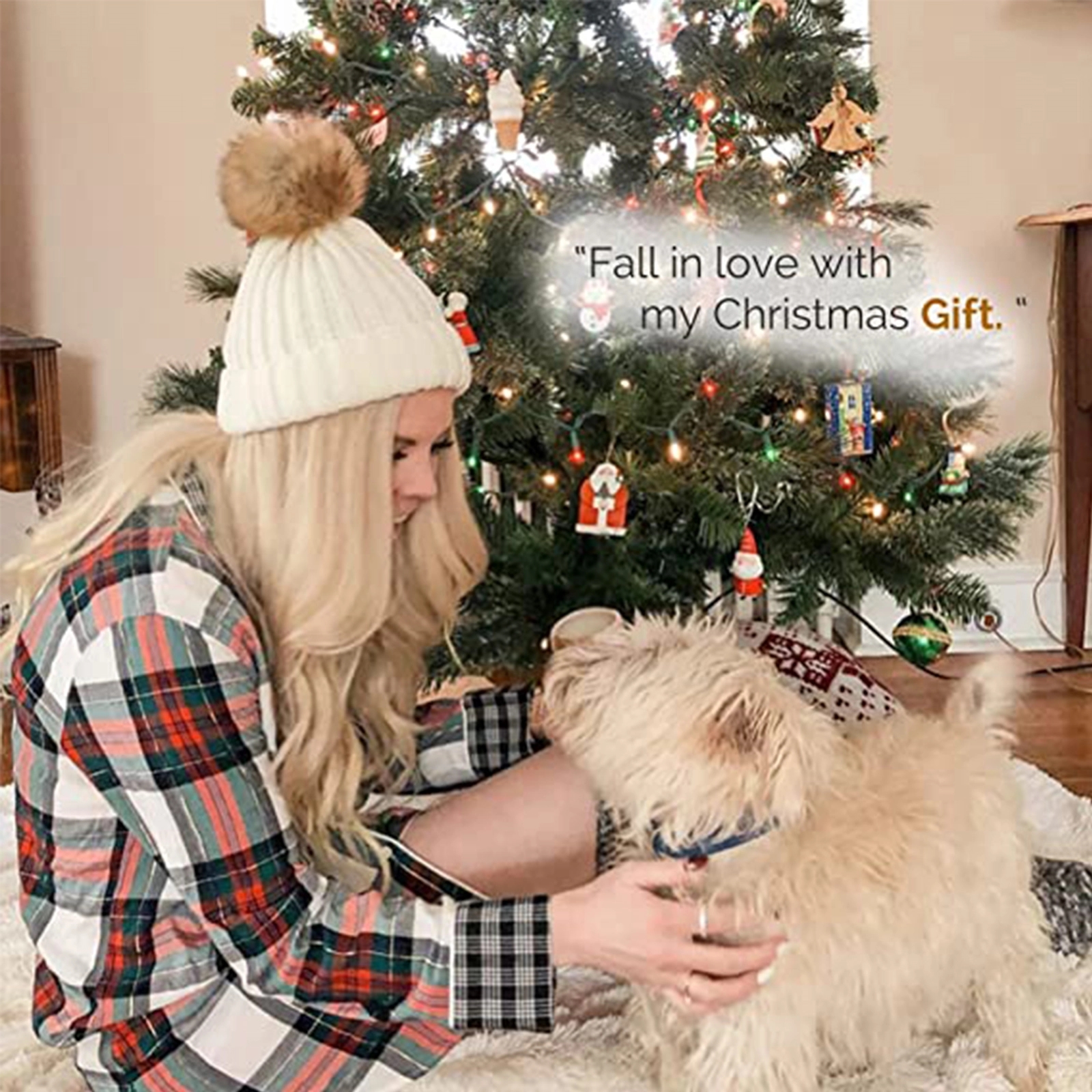 Custom Thick Knitted Multiple Color Blend Beanie Winter Hat 5