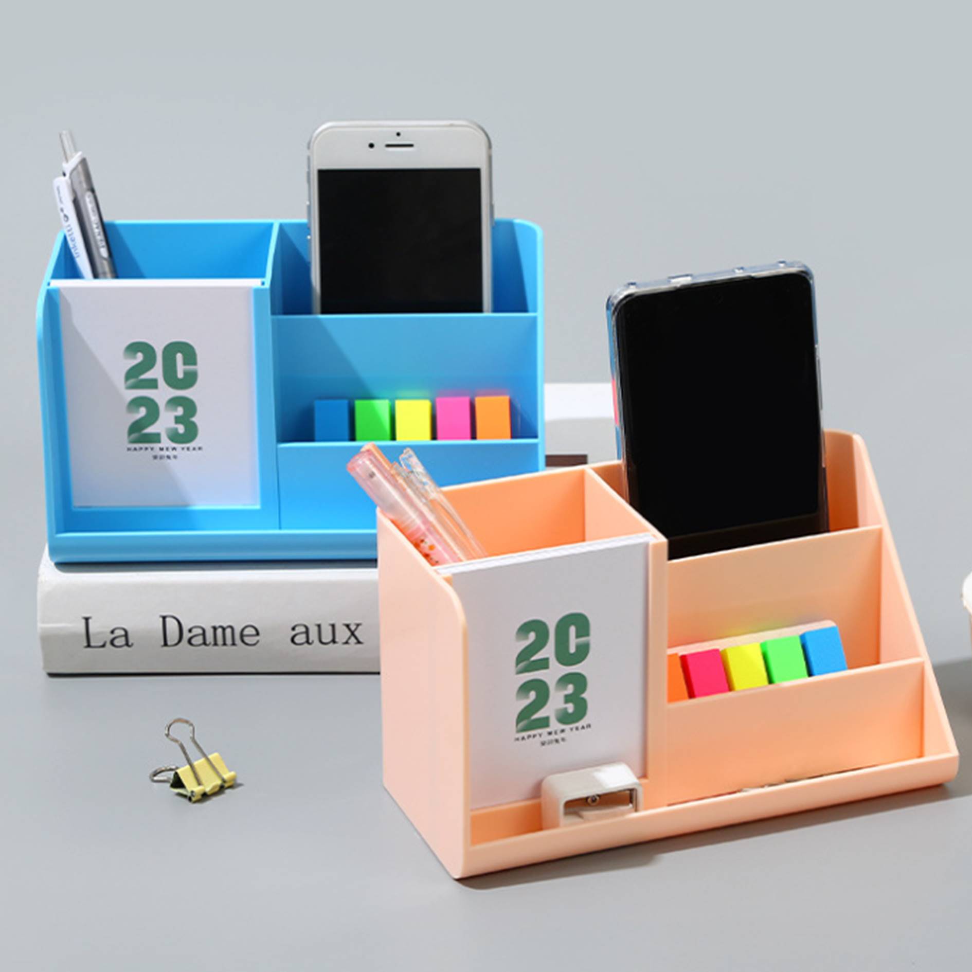 Custom Desk Calendar With Pen Holder 3