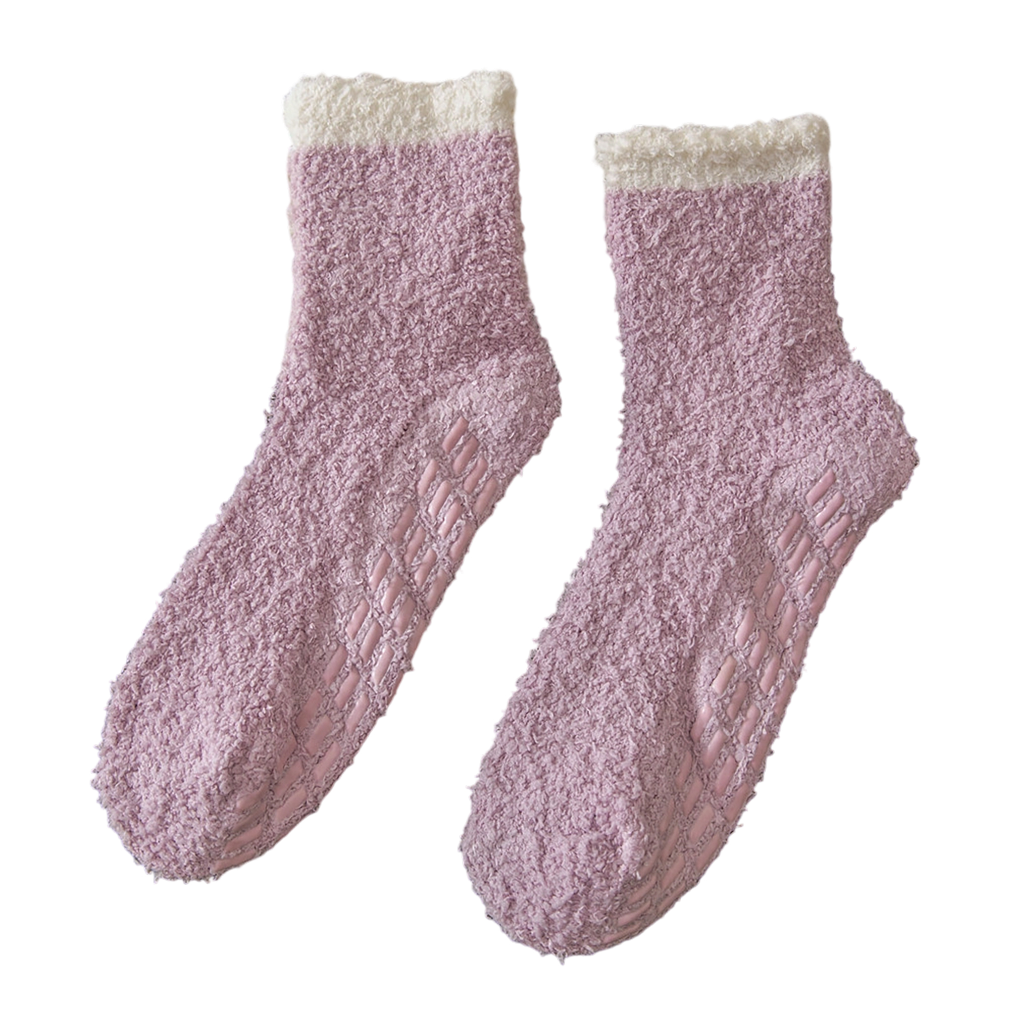 Polyester Non Slip Winter Sock Thickened Warm Grip Design 15