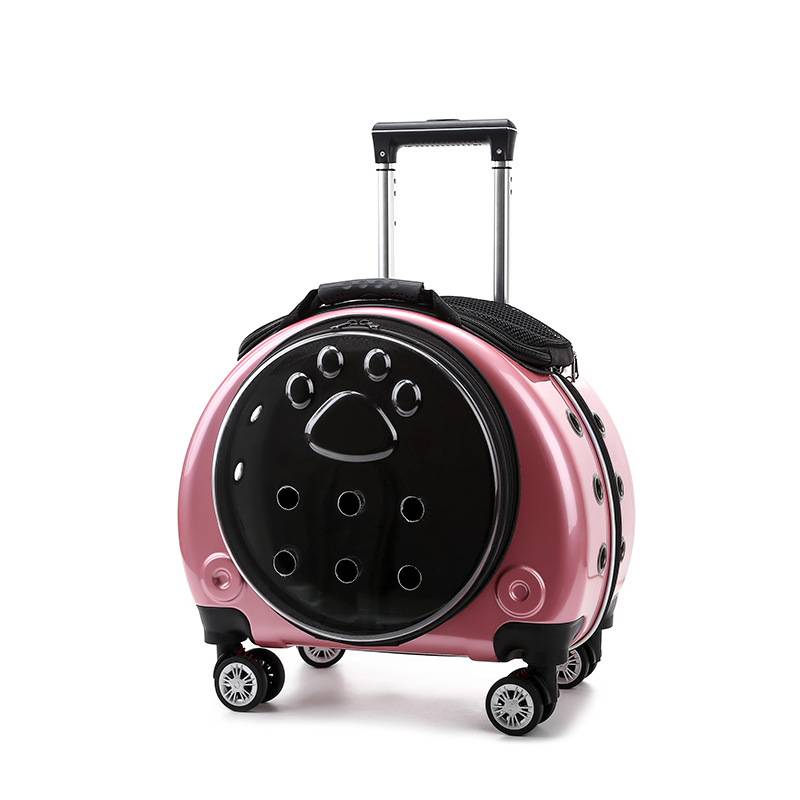 Full Transparent Pet Trolley Box Dog Bag 12
