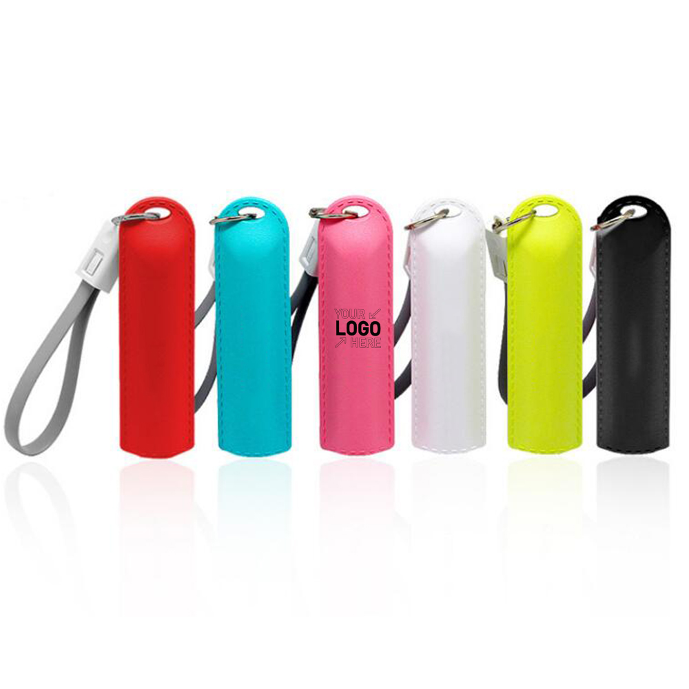 2600mAh 2 in 1 Keychain Power Bank Charger