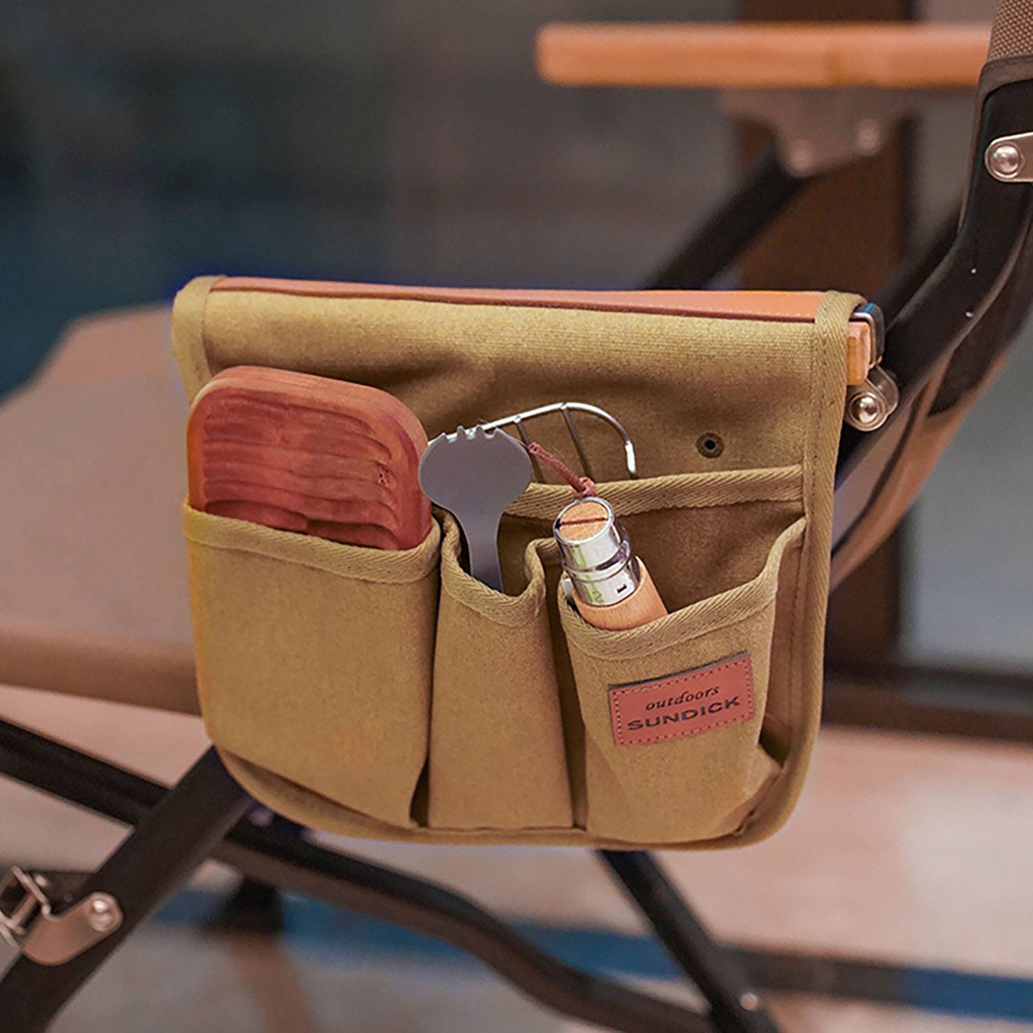 Outdoor Camping Kemite Chair Armrest Hanging Bag 2