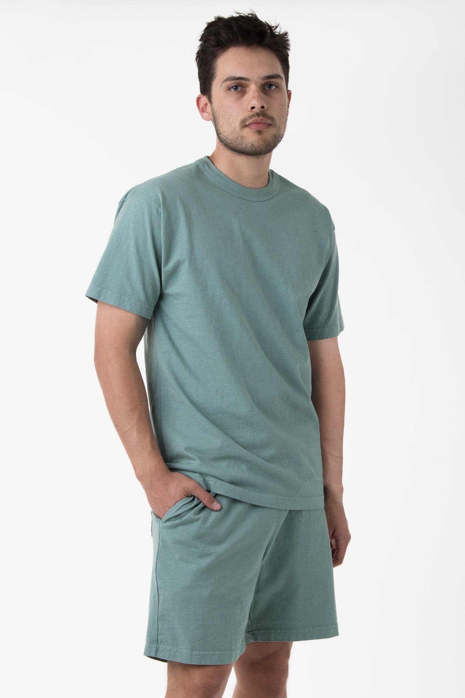 8.5 OZ MID-LENGTH HEAVY JERSEY SHORTS 6