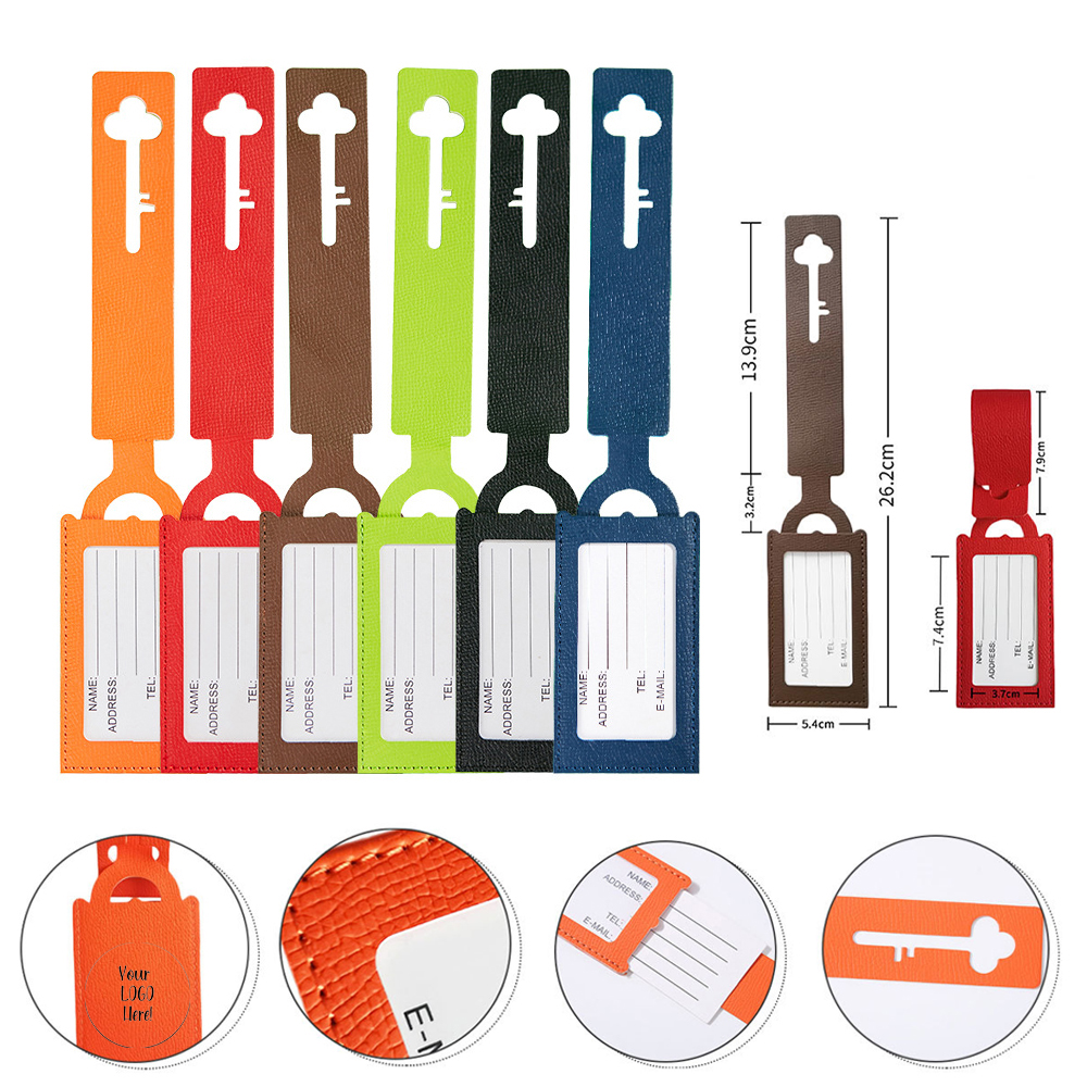 Travel PU Leather Luaggage Tag 5