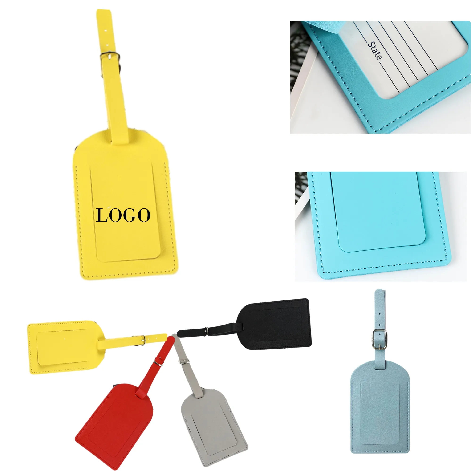 PU Boarding Luggage Tag