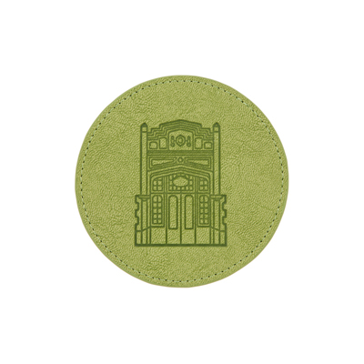 iPosh Round Coaster Set - Lime Green