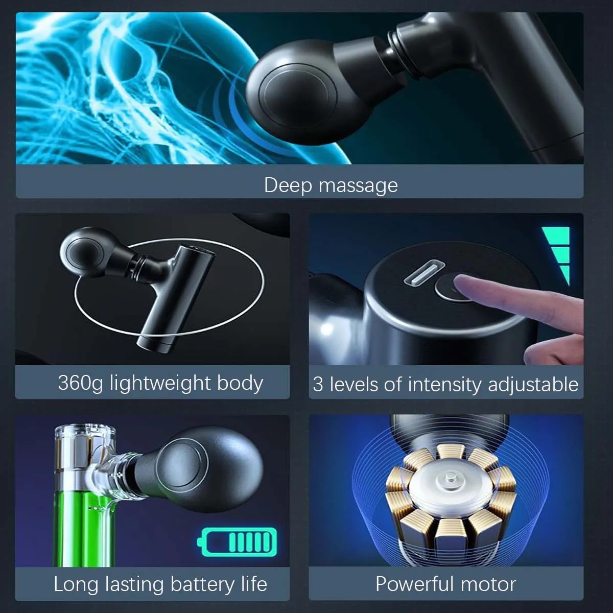 Deep Tissue Mini Handheld Massage Gun 6
