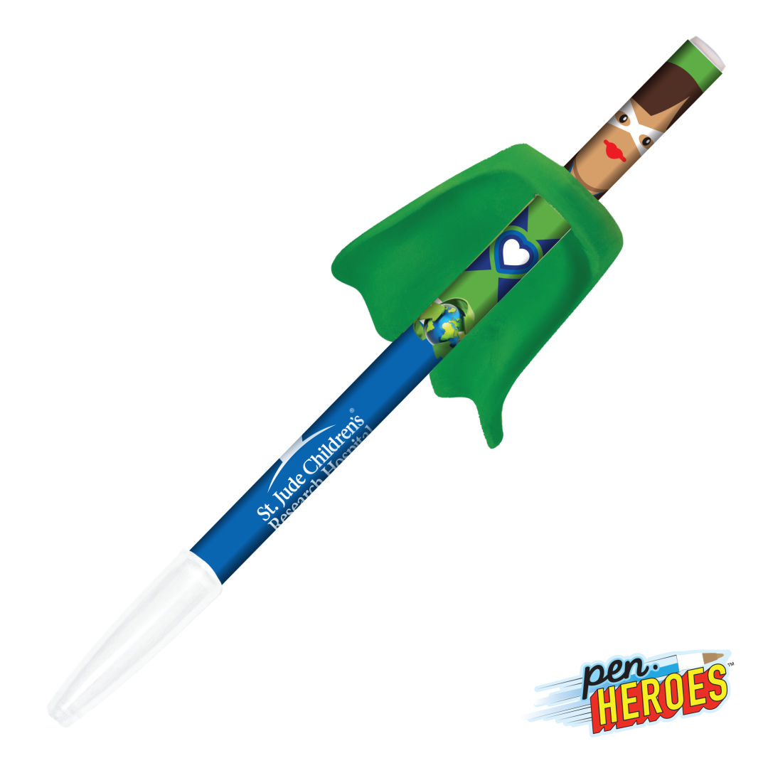 Pen Heroes™ Awareness Series Female w/Cape Pen