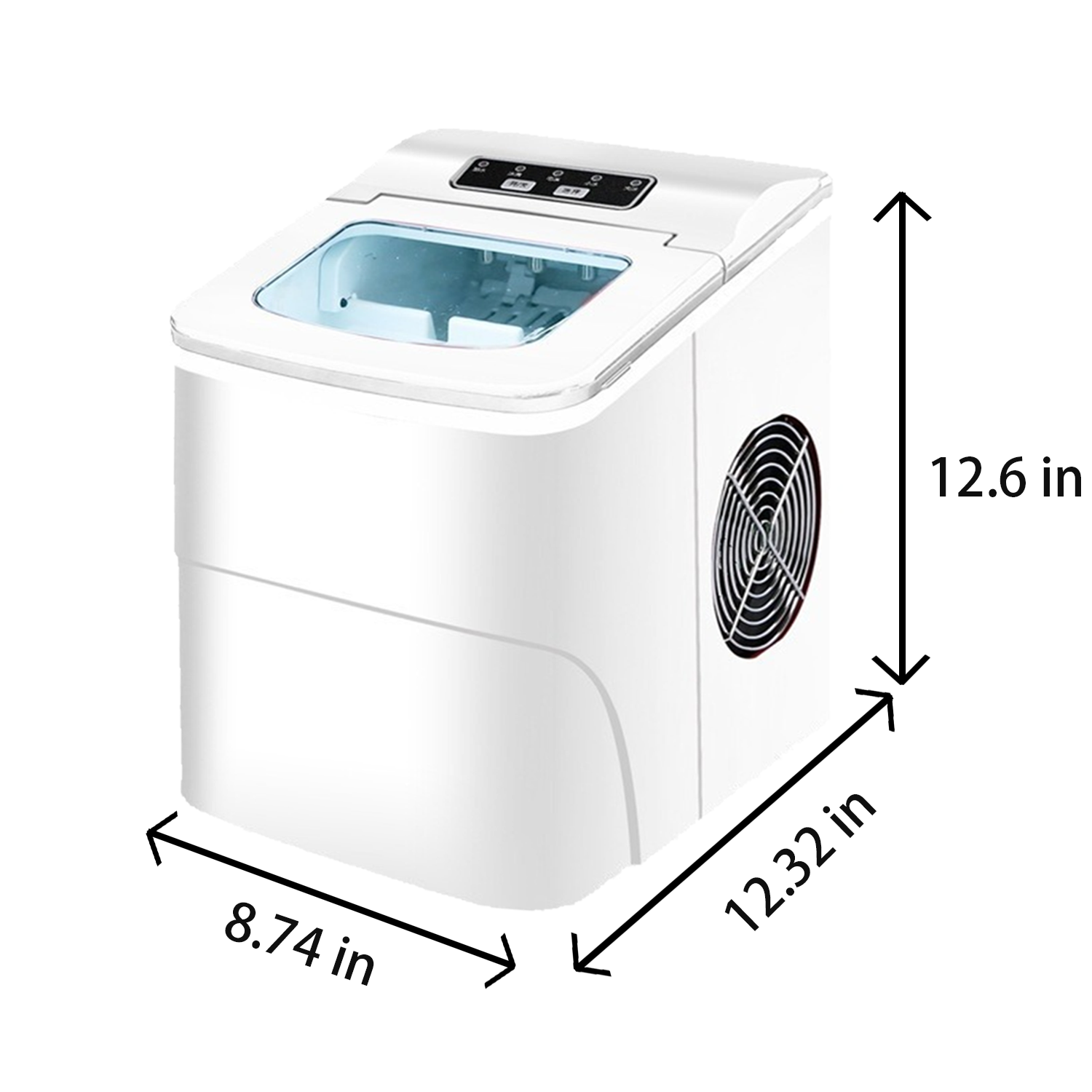 Fully automatic mini ice cube maker for dormitory 2