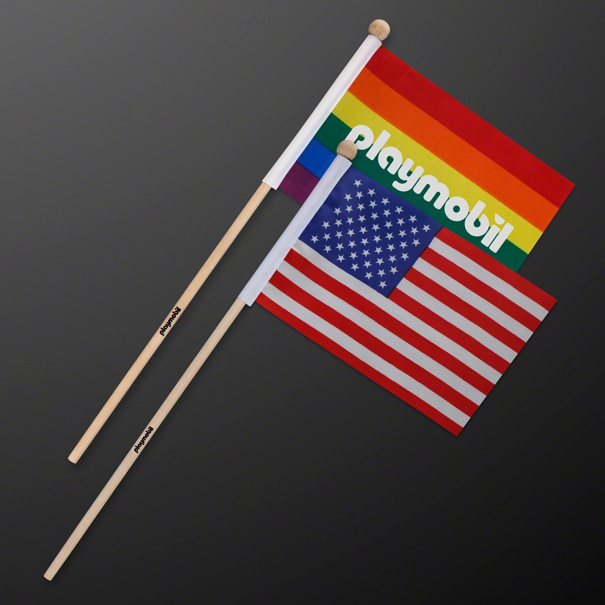 NON-Light Up Small Flags 7