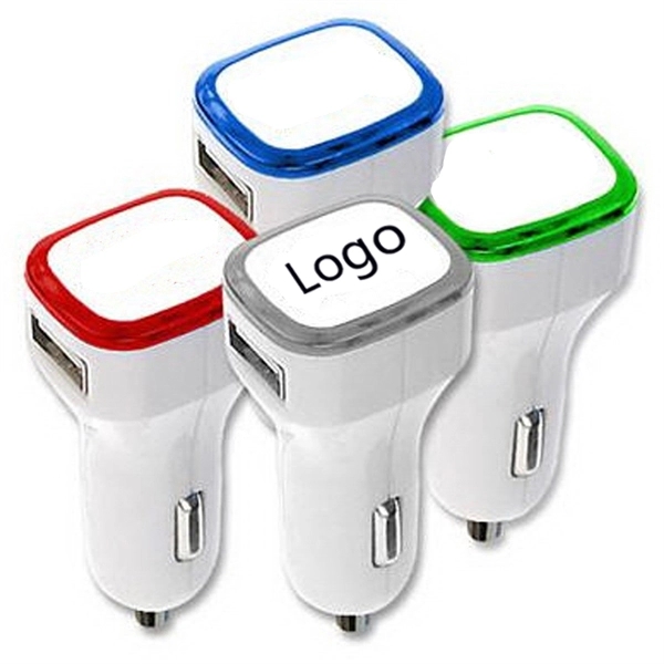 Multicolor Dual Port USB Car Charger 2