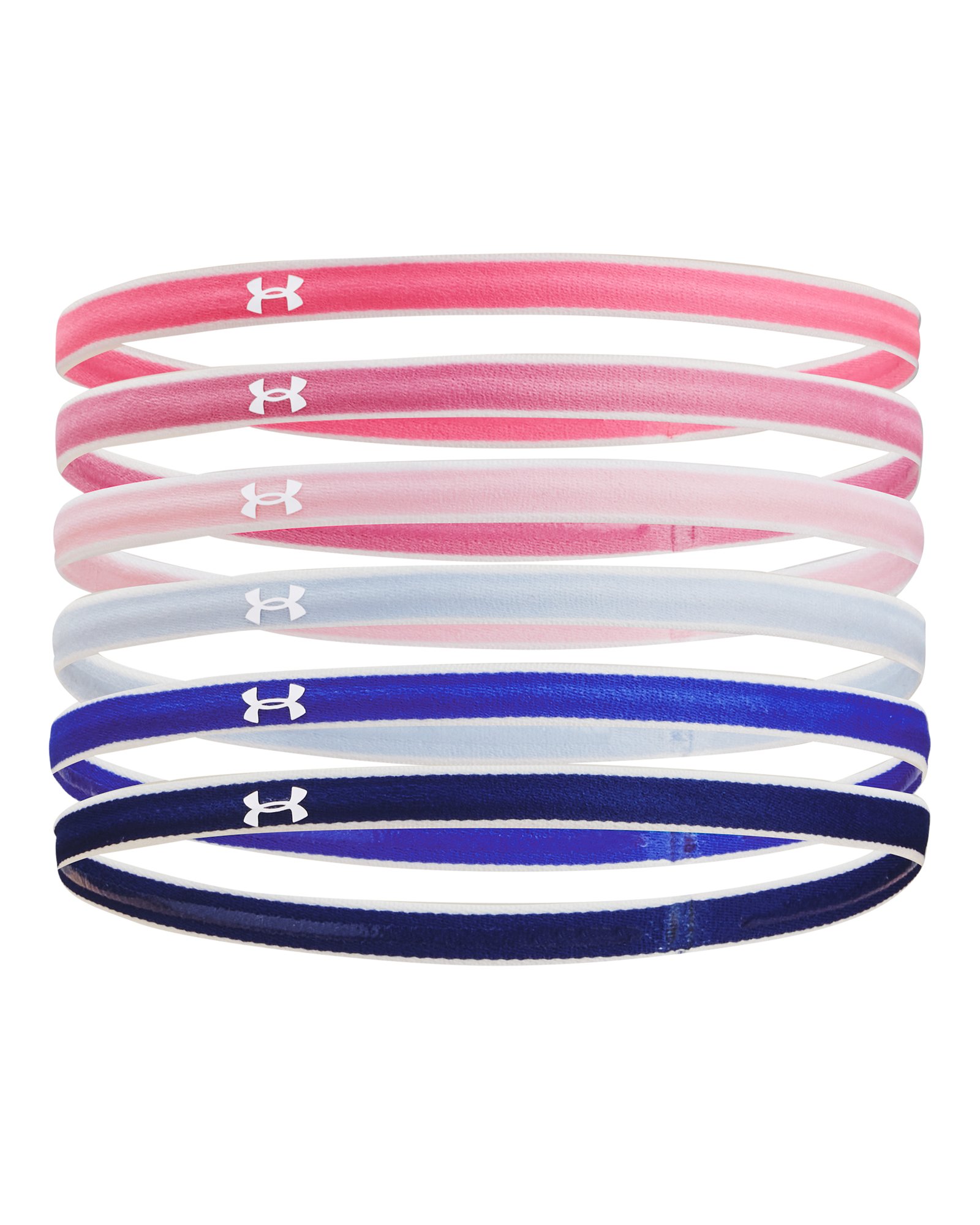 UA Mini Girls' 6-Pack Headbands 6