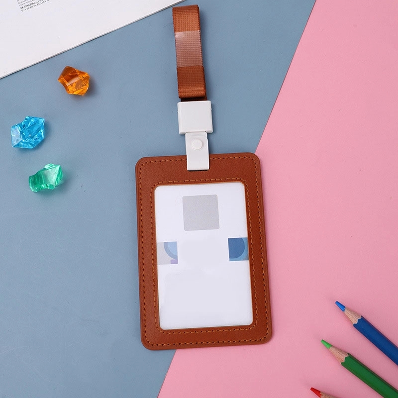 Leather Id Badge Holder 3