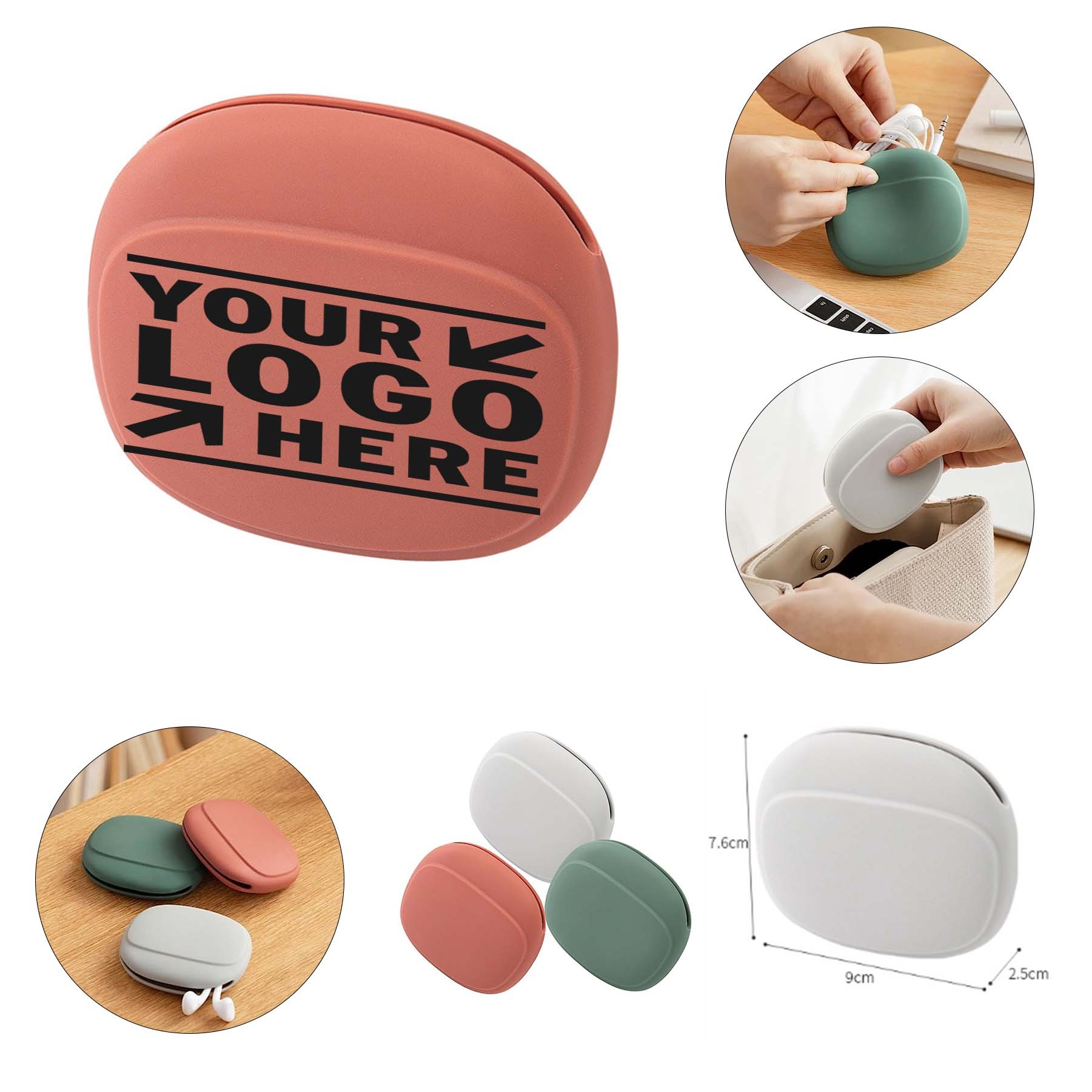 Silicone Storage Box Headphones Case Small Case 2
