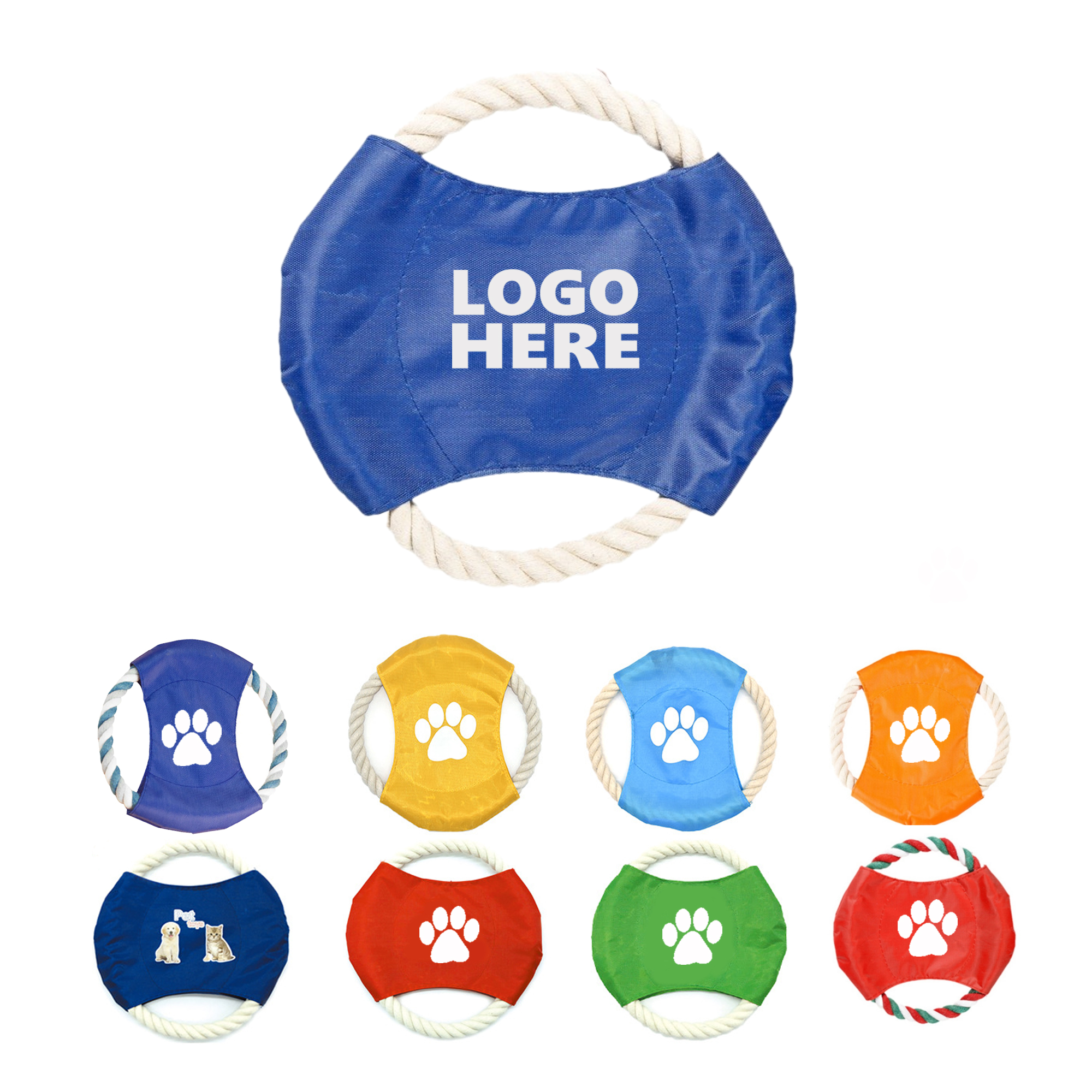 Dog Toy Cotton Rope Flying Disc 3
