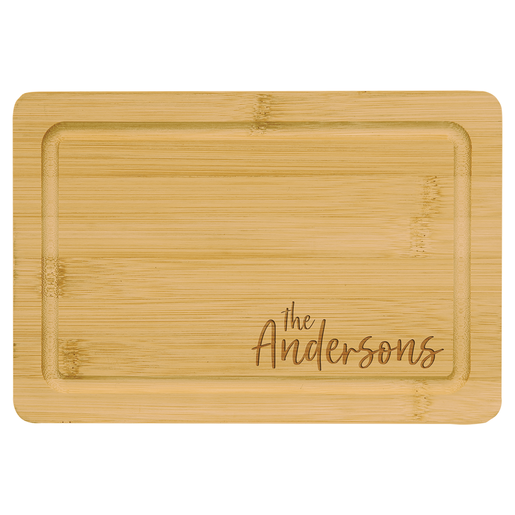 Bamboo Cutting Board With Drip Ring 3