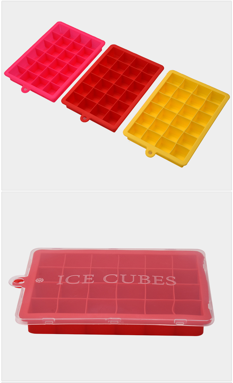 24 Compartment Silicone Ice Tray / Lid 4