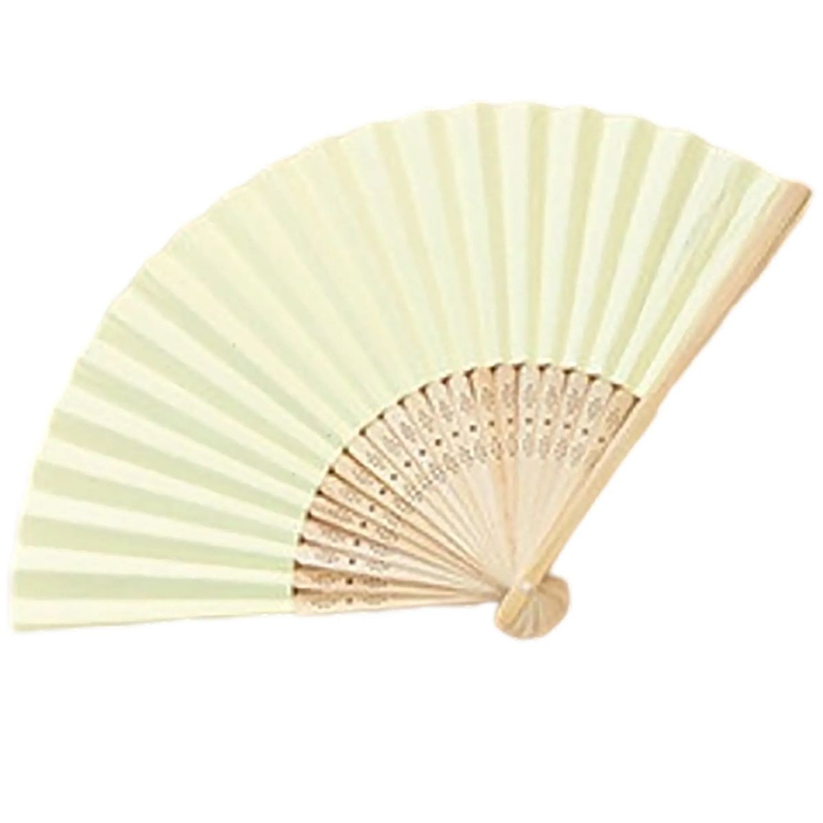 14.96 Inch Paper Fan with Bamboo Frame Lightweight Design 6